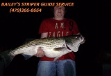 Striper fishing guide service